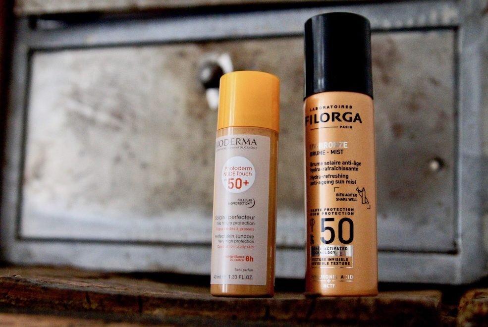 astuce solaire été Voile protecteur Bioderma photoderm SPF 50+ Filorga brume UV bronze mist haute protection indice 50
