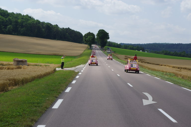 Ma découverte du Tour de France avec la caravane Cochonou