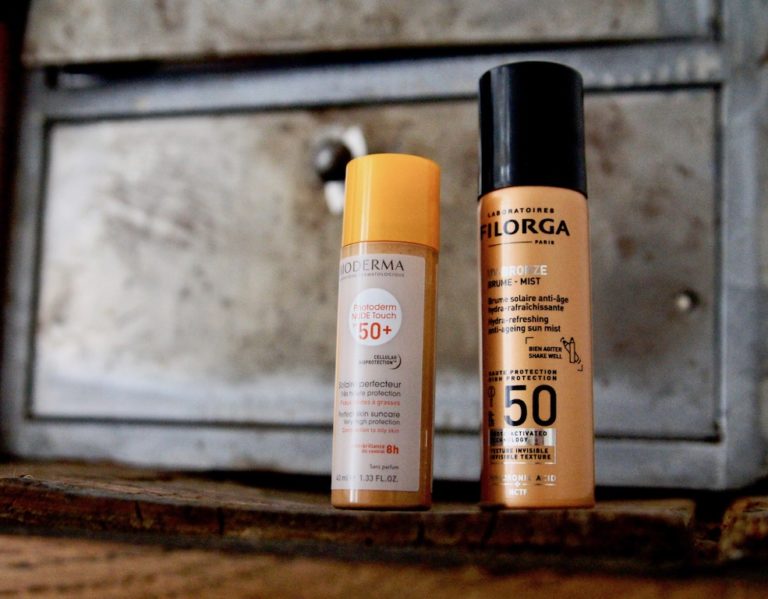 astuce solaire été Voile protecteur Bioderma photoderm SPF 50+ Filorga brume UV bronze mist haute protection indice 50